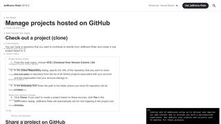 
                            4. Manage projects hosted on GitHub - Help | JetBrains Rider