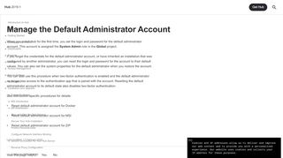 
                            12. Manage the Default Administrator Account - Help | Hub - JetBrains