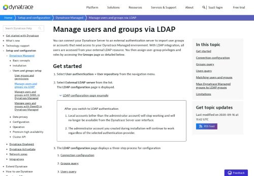 
                            10. Manage users and groups via LDAP | Dynatrace Help