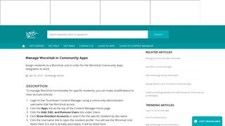 
                            4. Manage WorxHub in Community Apps - Touchtown Learning Center