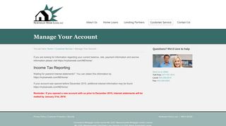 
                            2. Manage Your Account | Northeast Home Loan, LLC.
