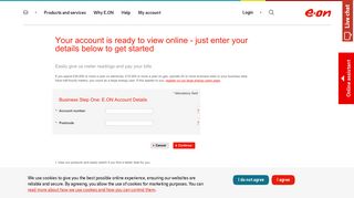 
                            6. Manage your account online | Your business account - E.ON