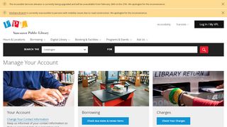 
                            5. Manage Your Account | Vancouver Public Library