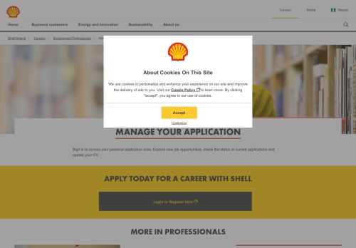 
                            2. Manage your application | Shell Nigeria