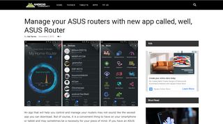 
                            6. Manage your ASUS routers with new app called, well, ASUS Router ...