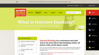 
                            2. Manage your banking online with Internet Banking. - People's Choice ...