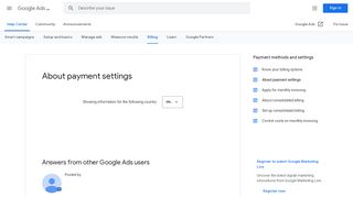 
                            1. Manage your billing and payments - AdWords Express Help