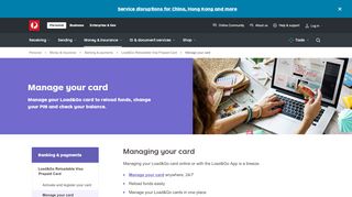 
                            1. Manage your card - Australia Post