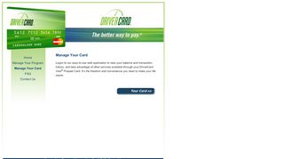
                            2. Manage Your Card - DriverCard