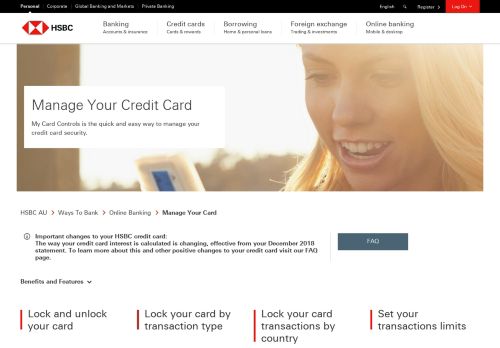 
                            9. Manage your credit card - HSBC