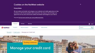 
                            3. Manage your Credit Card | NatWest