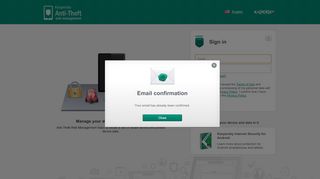 
                            3. Manage your device in any situation - Kaspersky Anti-theft portala
