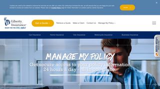 
                            3. Manage your existing policy - Liberty Insurance Ireland