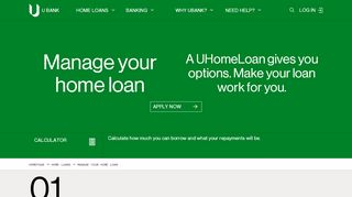 
                            2. Manage your home loan - UBank