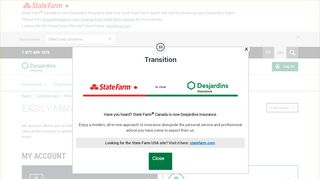 
                            10. Manage your Insurance Online | Desjardins Insurance - State Farm