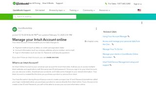 
                            11. Manage your Intuit Account online - QuickBooks Community