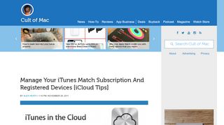 
                            4. Manage Your iTunes Match Subscription And Registered Devices ...