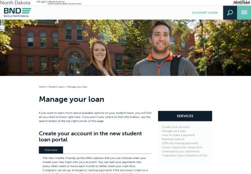 
                            9. Manage your loan - Bank of North Dakota