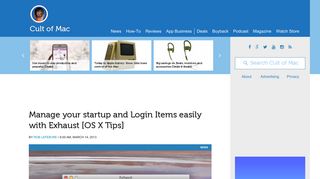 
                            7. Manage your Mac startup and Login Items easily with Exhaust [OS X ...