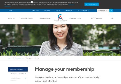 
                            2. Manage Your Membership | Member Service | CA ANZ