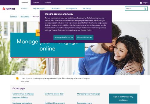 
                            2. Manage your mortgage | NatWest