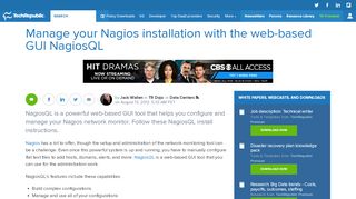 
                            6. Manage your Nagios installation with the web-based GUI NagiosQL
