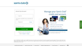 
                            11. Manage Your Sam's Club Credit Card Account