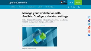 
                            5. Manage your workstation with Ansible: Configure desktop settings ...