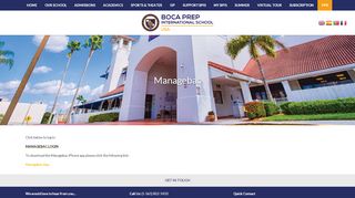 
                            12. Managebac - Boca Prep International School