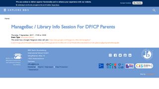 
                            11. ManageBac / Library Info Session for DP/CP parents | Berlin ...