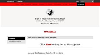 
                            8. Managebac - Signal Mountain Middle High School