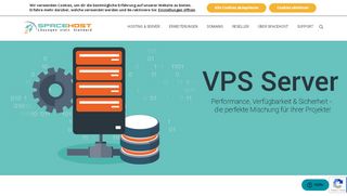 
                            8. Managed vServer - SpaceHost - Webhosting, Domains, Server