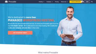 
                            2. Managed WordPress Hosting from Pressable