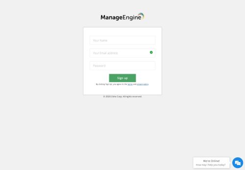 
                            2. ManageEngine - Login