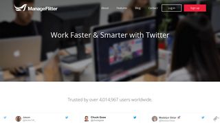 
                            11. ManageFlitter - Twitter Management Tool | Work Faster & Smarter