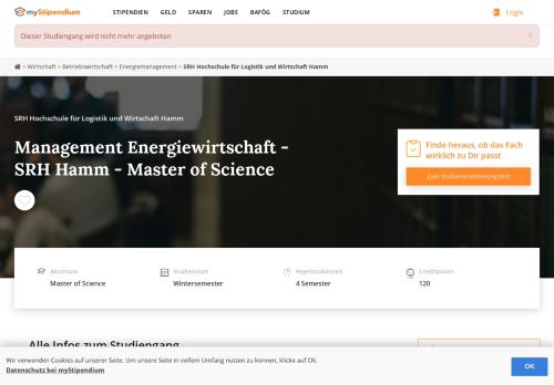 
                            13. Management Energiewirtschaft - SRH Hamm - Master of Science ...