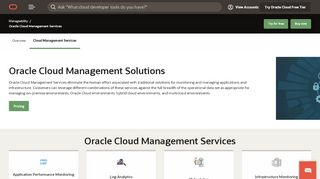 
                            8. Management | Oracle Cloud