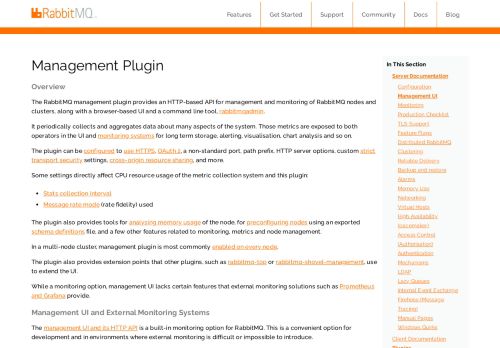 
                            12. Management Plugin — RabbitMQ