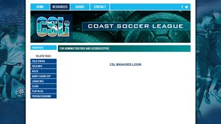 
                            13. Manager - Coast Soccer League
