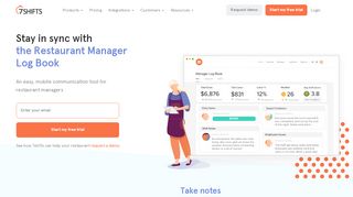 
                            4. Manager Log Book Software for Restaurants | 7shifts