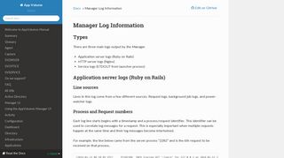 
                            9. Manager Log Information — App Volume 0.1.0 documentation