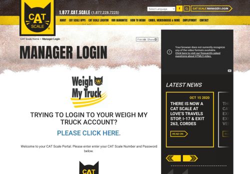 
                            6. Manager Login – CAT Scale