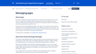 
                            9. Managing apps - Atlassian Documentation