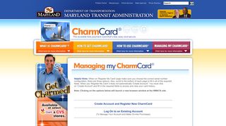 
                            9. Managing My CharmCard - CharmCard | Maryland Transit ...