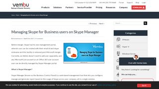 
                            11. Managing Skype for Business users on Skype Manager - vembu.com