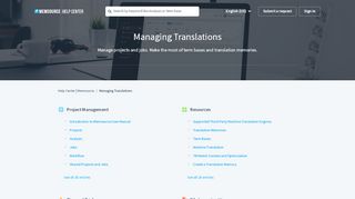 
                            13. Managing Translations – Memsource
