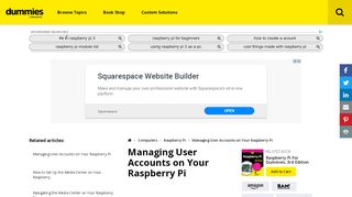 
                            3. Managing User Accounts on Your Raspberry Pi - dummies