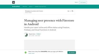 
                            9. Managing user presence with Firestore in Android – AndroidPub