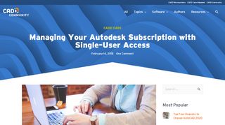 
                            13. Managing Your Autodesk Subscription with Single-User Access ...