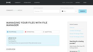 
                            12. Managing your files with File Manager - Media Temple